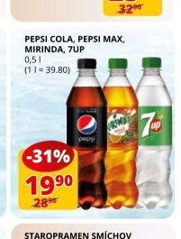 Pepsi Cola, Pepsi Max, Mirinda, 7UP