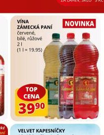 VÍNA ZÁMECKÁ PANÍ