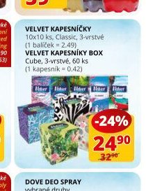 VELVET KAPESNÍČKY
