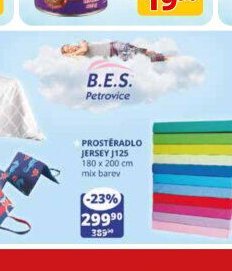 PROSTĚRADLO JERSEY J125