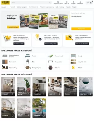 akční leták Sconto nábytek 18.7.2023-24.7.2023