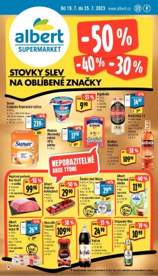 akční leták Albert 19.7.2023-25.7.2023