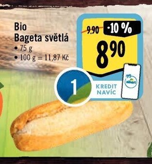 Bio Bageta světlá