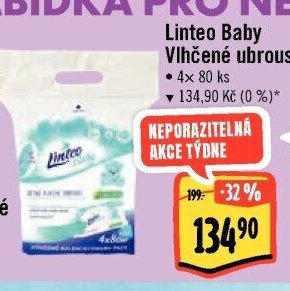 Linteo Baby Vlhčené ubrousky