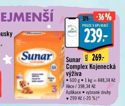 Sunar Complex Kojenecká výživa