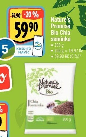 Chia semínka bio Nature'