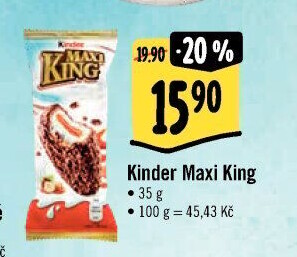 Dezert Maxi King Kinder