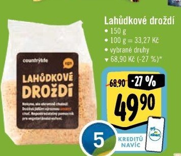 Droždí lahůdkové Country Life