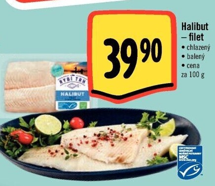 Halibut filety Albert