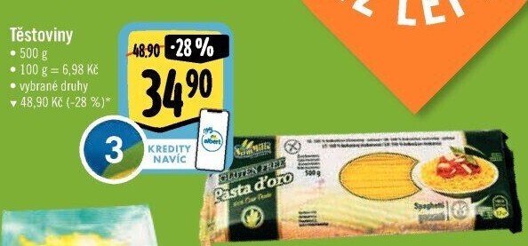 Kukuřičné těstoviny bez lepku Pasta d'