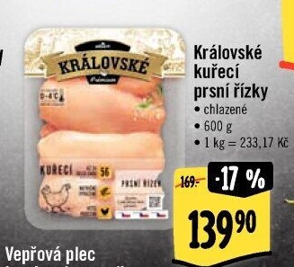 Kuřecí prsní řízky královské Premium Albert