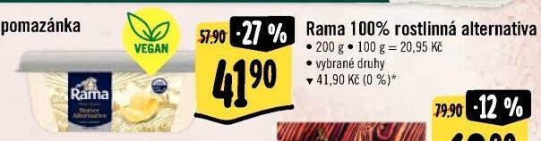 Rama rostlinná Plant Based Butter Alternative