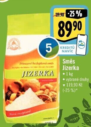 Směs bez lepku Jizerka Jizerské pekárny