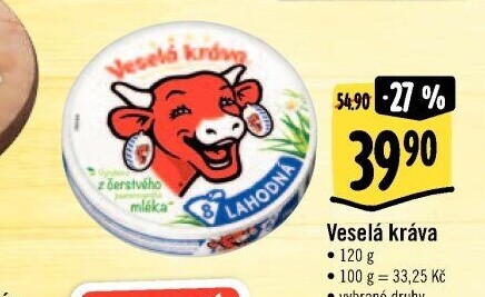 Sýr tavený Veselá kráva