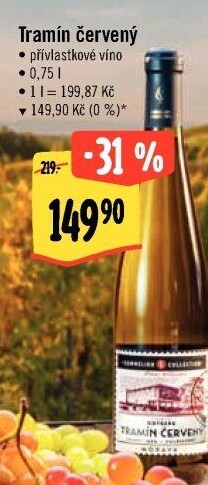 Víno Tramín červený Sommelier Collection - přívlastkové