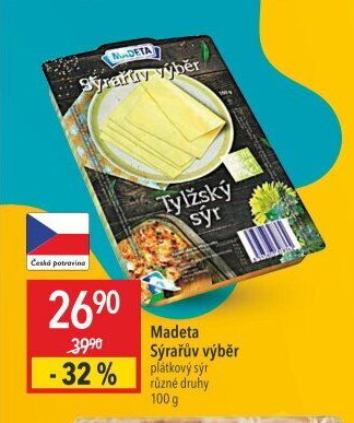 Madeta Sýrařův výběr