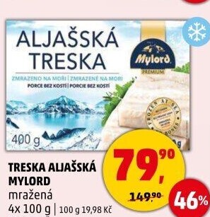 Aljašská treska mražená Mylord