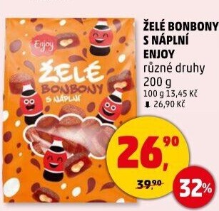 Bonbony želé s náplní Enjoy