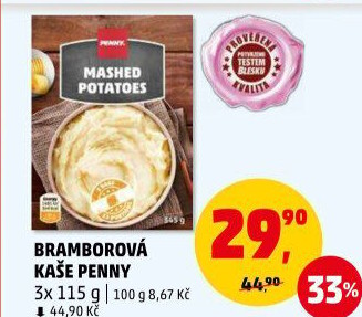 Bramborová kaše v prášku Penny