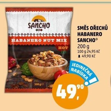 Mix ochucených ořechů Sancho