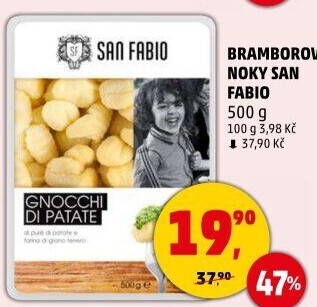 Noky bramborové San Fabio