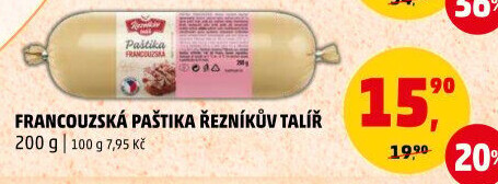 Paštika francouzská Řezníkův talíř