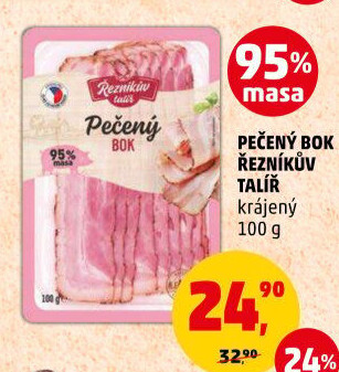 Pečený bok Řezníkův talíř