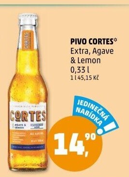 Pivo ochucené Cortes
