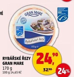 Řezy rybářské Gran Mare