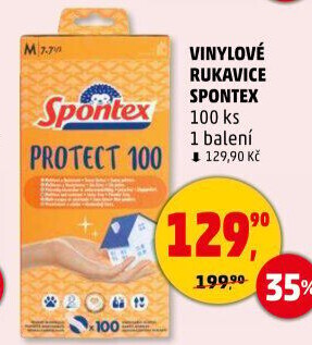 Rukavice vinylové Spontex