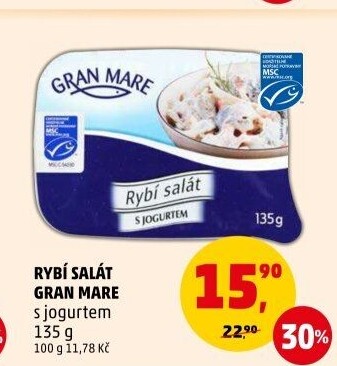 Salát rybí s jogurtem Gran Mare