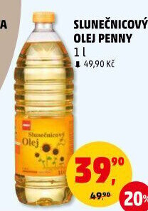 Slunečnicový olej Penny