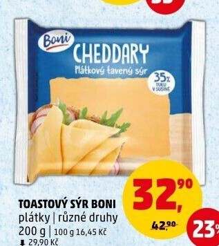 Sýr tavený toast Boni