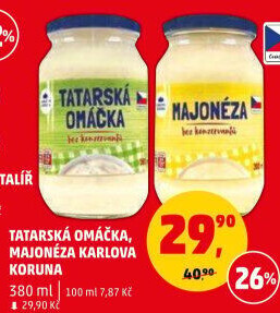 Tatarská omáčka Karlova Koruna