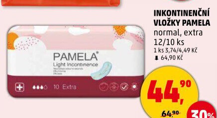 Vložky dámské inkontinenční Pamela