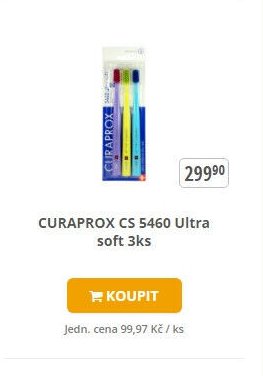 CURAPROX CS 5460 Ultra soft 3ks