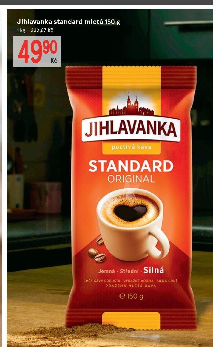Jihlavanka standard mletá 150 g