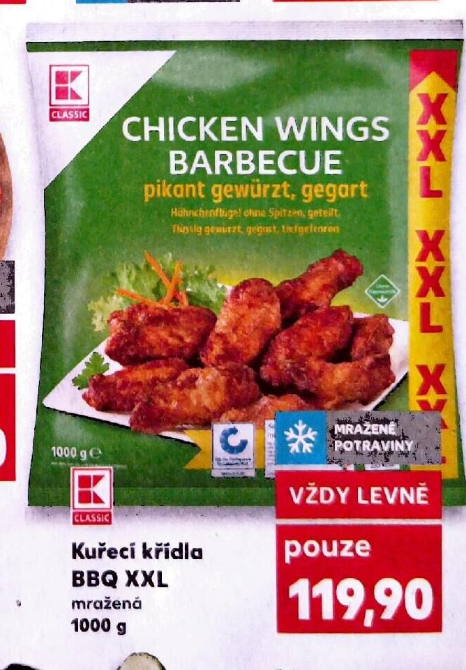K CLASSIC CHICKEN WINGS BARBECUE