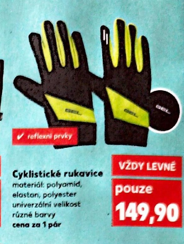 Cyklistické rukavice