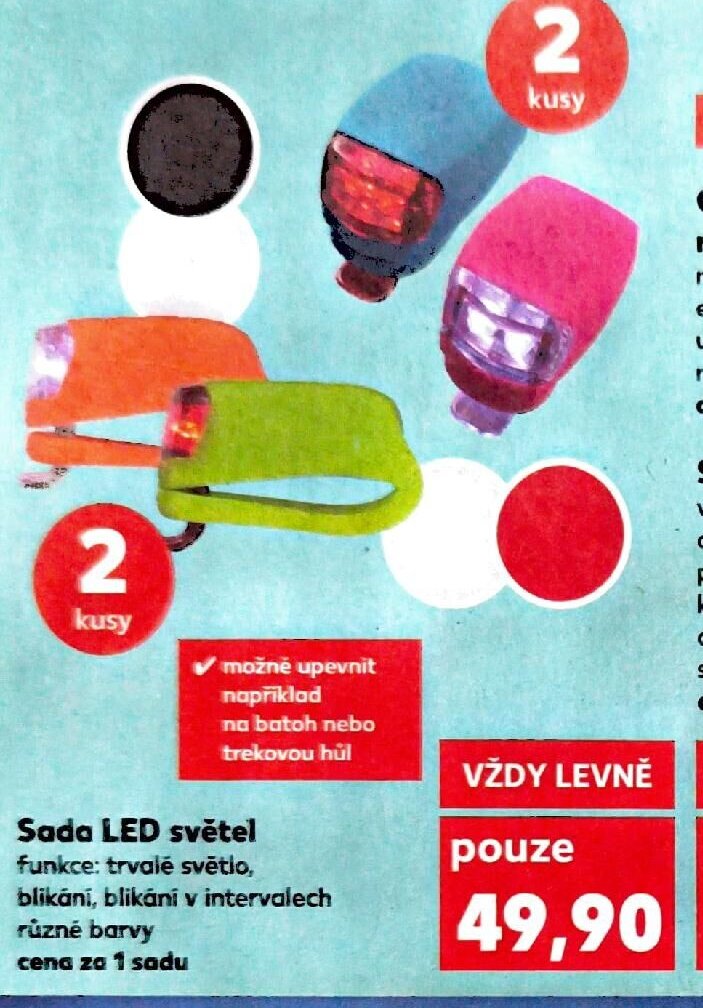 Sada LED světel