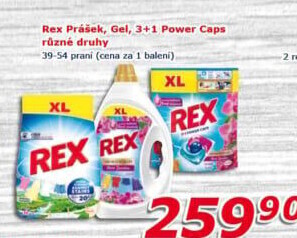 Prací prášek Rex