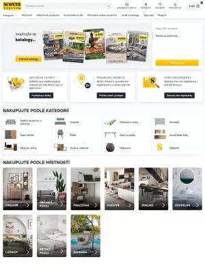 akční leták Sconto nábytek 25.7.2023-31.7.2023