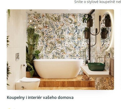 Koupelny a interiér vašeho domova