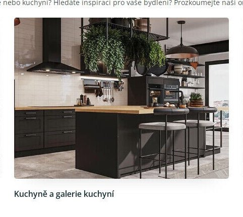 Kuchyně a galerie kuchyní