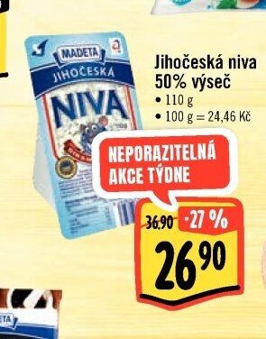 Jihočeská niva 50% výseč