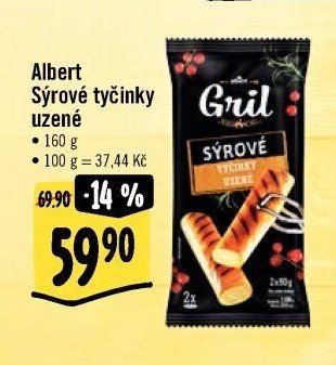 Albert Sýrové tyčinky uzené