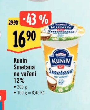 Kunín Smetana na vaření 12%