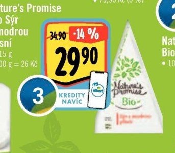 Nature's Promise Bio Sýr s modrou plísní