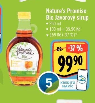 Nature's Promise Bio Javorový sirup