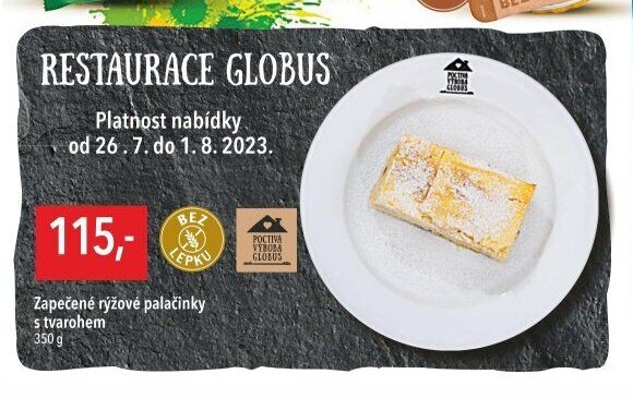 Zapečené rýžové palačinky s tvarohem